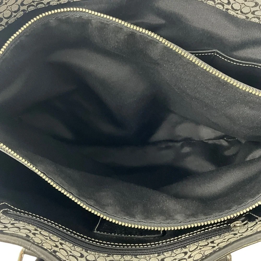 Coach Signature C Logo Business Satchel Tote Bag Mini C ‎ Signature